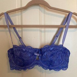 Adore Me Light Purple Unlined Lace Bra